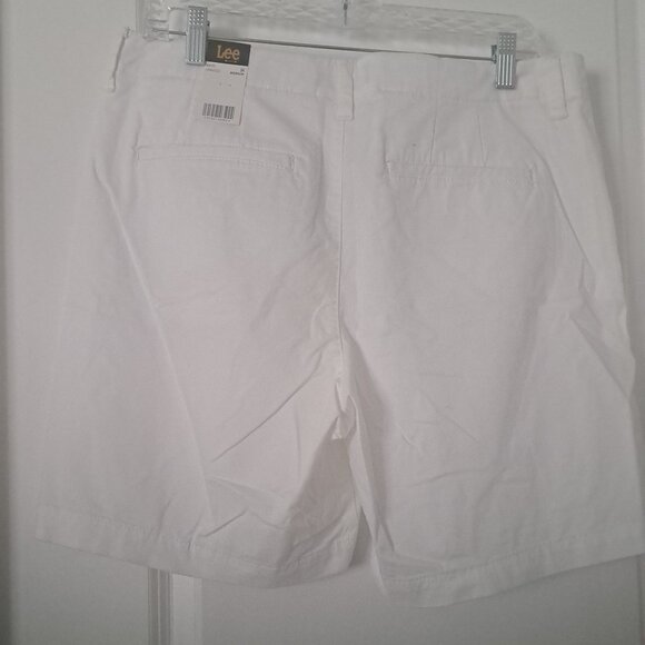 LEE Womens Legendary 7" white walks shorts Sz 14 medium NWT - Picture 5 of 9